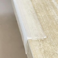 Baby Proofing Edge Guard Protector - 100 Silicone, Clear, 3/4" W x 3 FT L