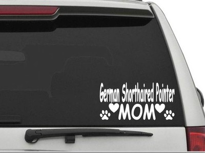 GERMAN SHORTHAIRED POINTER MOM Sticker Decal FREE SHIPPING Car Truck CW477
