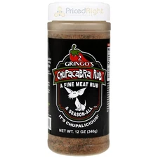2 Gringos Chupacabra Original Rub 12 Oz All Purpose Seasoning Single Bottle