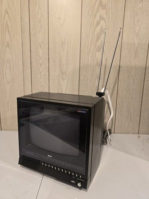 vintage KTV 9  AC/DC high contrast resolution CRT TV / Monitor KCT-9005 Tested! 