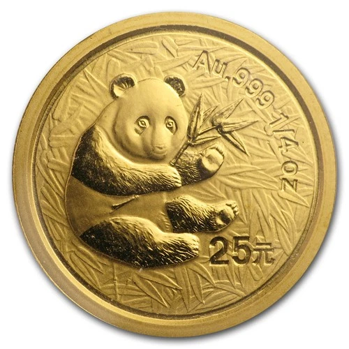 2000 Chinese Gold Panda 1/4 oz — photo from the most recent tracked eBay sale