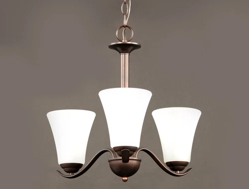 Maxim 12073FT Vital 3 Light 20"W Chandelier - Nickel - Picture 6 of 10