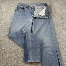 Vintage 80s Levis 501 Jeans 30x33 Fit 27x30 1985 Altered Contrast Button Fly