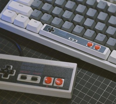 Retro Spacebar Keycap Classic Controller Shaped ABS 6.25U OEM Profile