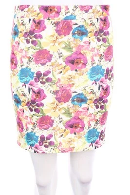 Madonna Rock Minirock Blumen Print M multicolor - Bild 1 von 4