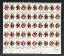 US 1471 Mint Sheet (MNH) Christmas Angels (PB12) 8-Cent 1972 ZAYIX