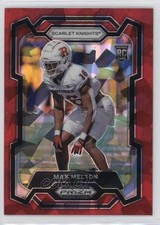 2024 Panini Prizm Draft Picks Red Ice Prizm Max Melton #163 18d9
