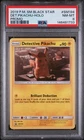 2019 POKEMON SM BLACK STAR PROMO #SM194 DETECTIVE PIKACHU-HOLO PSA 8