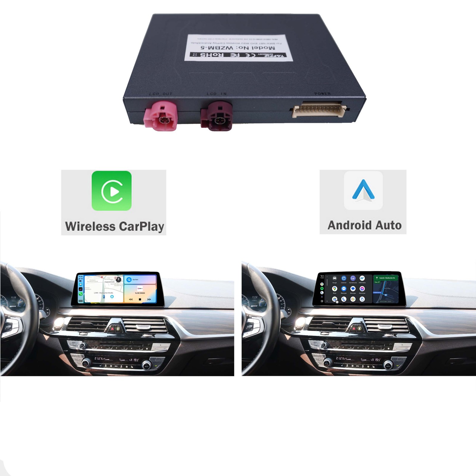 For BMW MGU ID7 F40 G20 G30 G05 G06 G01 G29 G02 G32 G22 G15 CarPlay AndroidAuto