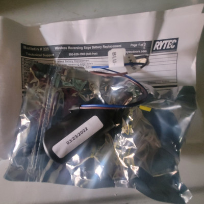 Rytec System 4 wireless battery, 00111193 Ry-Wi Reversing Edge Battery