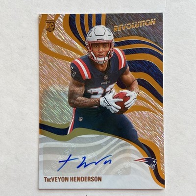 2025 Panini Revolution - TreVeyon Henderson #RSA-THN Storm (AU, RC) Patriots