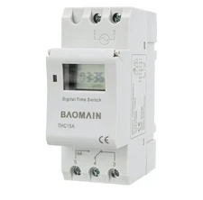 Baomain THC15A DC/AC 12V Digital LCD Power Programmable Timer