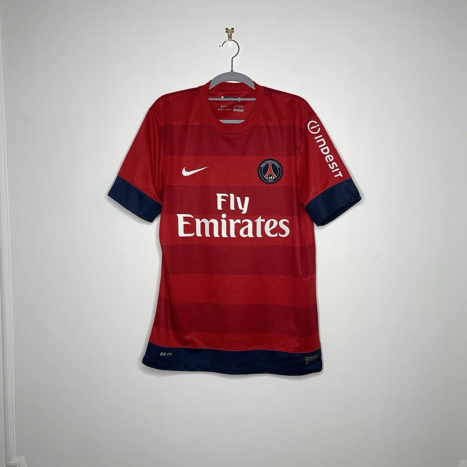 Maillot de Football Shirt Jersey BECKHAM PSG 2012 2013 Nameset Maglia Milan Ac - Photo 2/4
