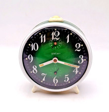 Vecchio orologio da tavolo sveglia PETER meccanico