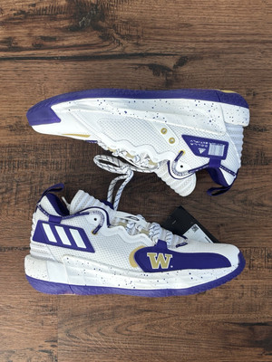 Adidas DAME 7  PE 'Washington Huskies' (size us mens 7.5/wmns 8.5)