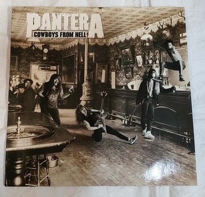 PANTERA - COWBOYS FROM HELL - 1990 - VINYL LP - SECOND HAND - PR-COPY STICKER
