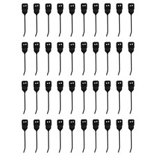 Qty 40: LH Rubber Mounted Tooth Fits Ford/New Holland Replaces 65668