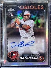 2024 Topps Chrome Update Series - Auto David Banuelos #AC-DB Refractor /499 