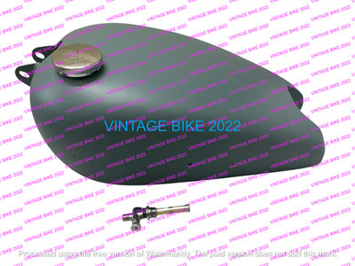 BSA C11 PETROL RAW STEEL TANK WITHOUT SPEEDO CAVITY + CAP TAP /FIT FOR
