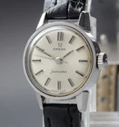 1961 Near MINT OMEGA Seamaster 21mm 10997 Manual Silver Dial Women's Vintage