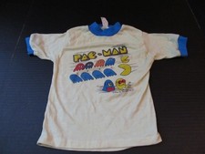Vintage kids PAC MAN ringer T shirt 1981 original