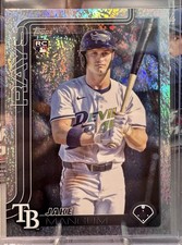 2025 Topps Update Jake Mangum Rookie Card Sand Glitter Diamond Foil RC #US306 SP