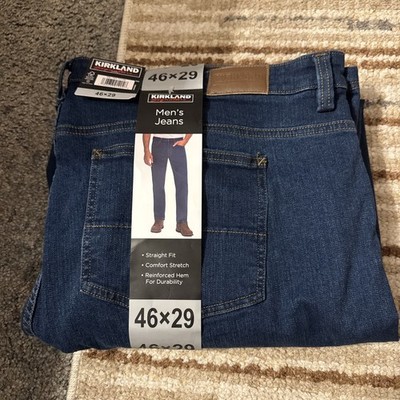 Kirkland Signature Mens Jeans Relaxed Fit Straight Pocket