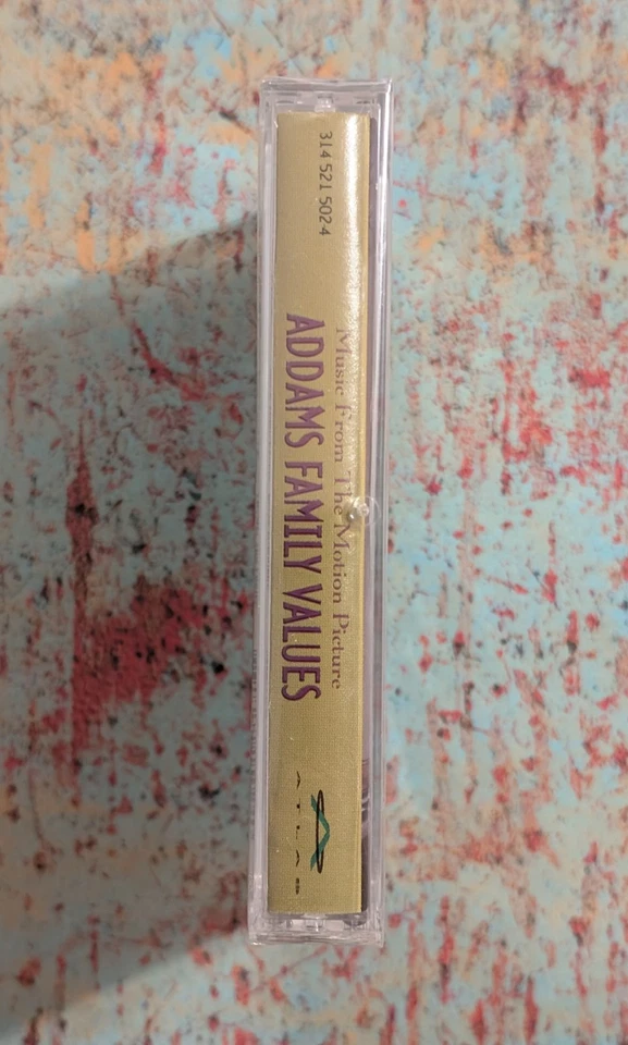 Addams Family Values Movie Soundtrack (1993 Cassette) 90s RuPaul - Rare Sealed - Image 3 of 4