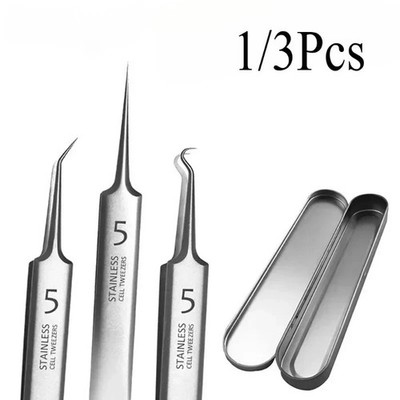 3Professional Tweezers Ultra-fine No. 5 Acne Blackhead Removal Beauty Salon Tool