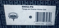 Brizo 69052-PN Flange And Strainer Kitchen Sink, Polished Nickel
