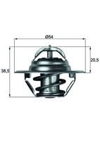Mahle Tx 3 83D Thermostat KüHlmittel FüR Buick