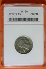 1919-S 5C VF30 ANACS BUFFALO NICKEL #B39568