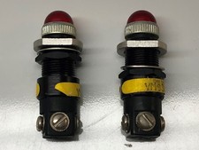 2 Indicator Panel Pilot Lights Red Push Test 2 Indicator Panel Pilot Lights Red Push Test