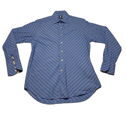Robert Graham Mens Dress Shirt Button 