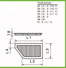 Filtre à air BMW 550