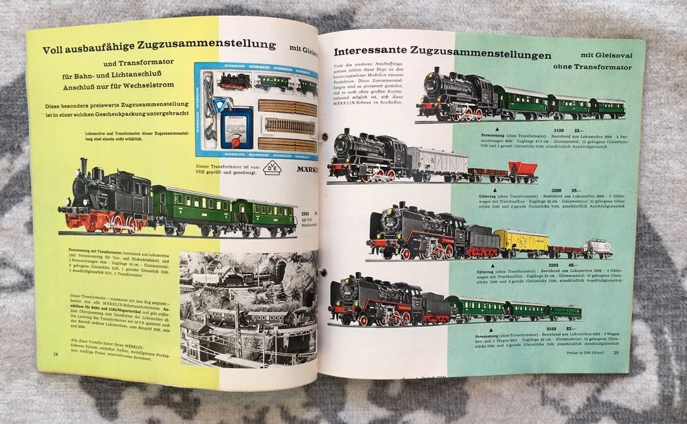 Märklin Katalog von 1963/64 original   1963/64 D DM
