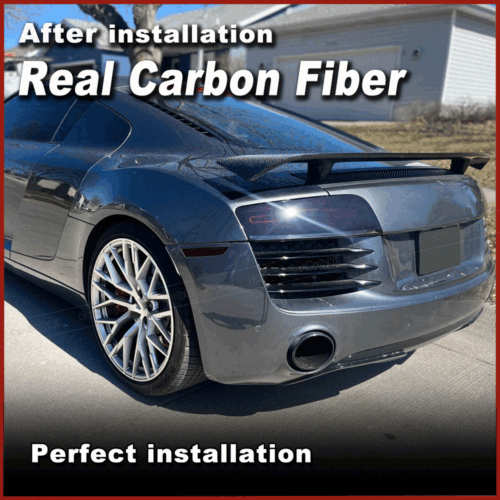 Alerón trasero de carbono para Audi R8 GT V8 V10 2008-15 alerón de maletero alerón labio - Imagen 4 de 11