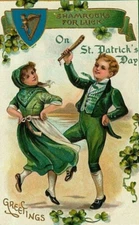 Saint Patricks Day Poster Print Holiday Wall Decor 17 X 12 Reproduction