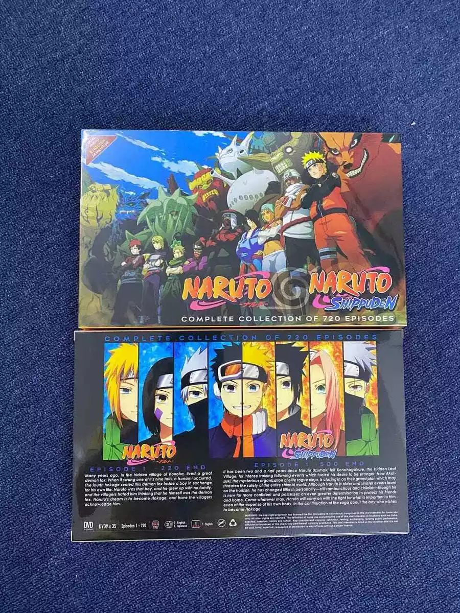 Anime DVD Naruto Shippuden Episode 1-500 Complete English Dub + FREE DVD  Boxset