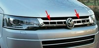 Edelstahl KüHlergrill Leisten Chrom FüR VW T5 2009-2015