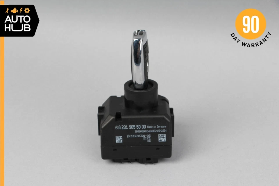 13-20 Mercedes R231 SL550 SL400 Ignition Switch Module w/ Key 2319055000 OEM 14k - Image 2 of 4