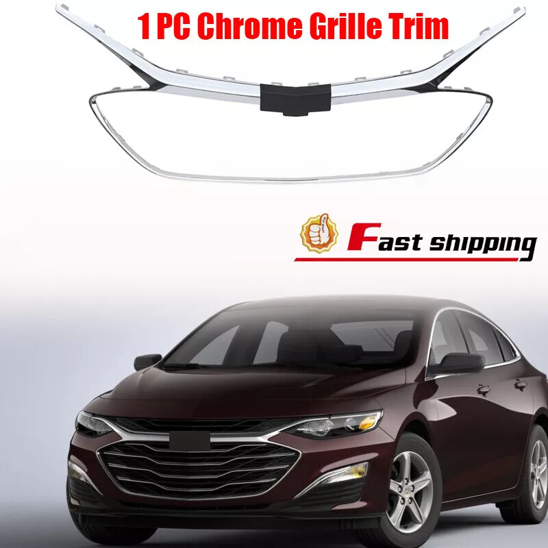 For 2019 2020-2022 Chevrolet Malibu Front Chrome Grille Trim 84473374 GM1202106