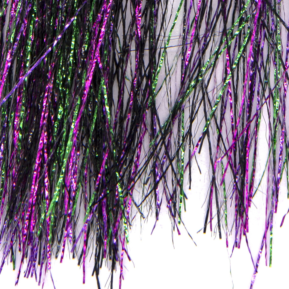 Semperfli SemperFlash Skeena (GPP) & Black Blend Tinsel - Fly Tying Materials