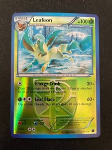 Pokémon TCG HGSS Leafeon 17/90 Undaunted Reverse Holo - NM