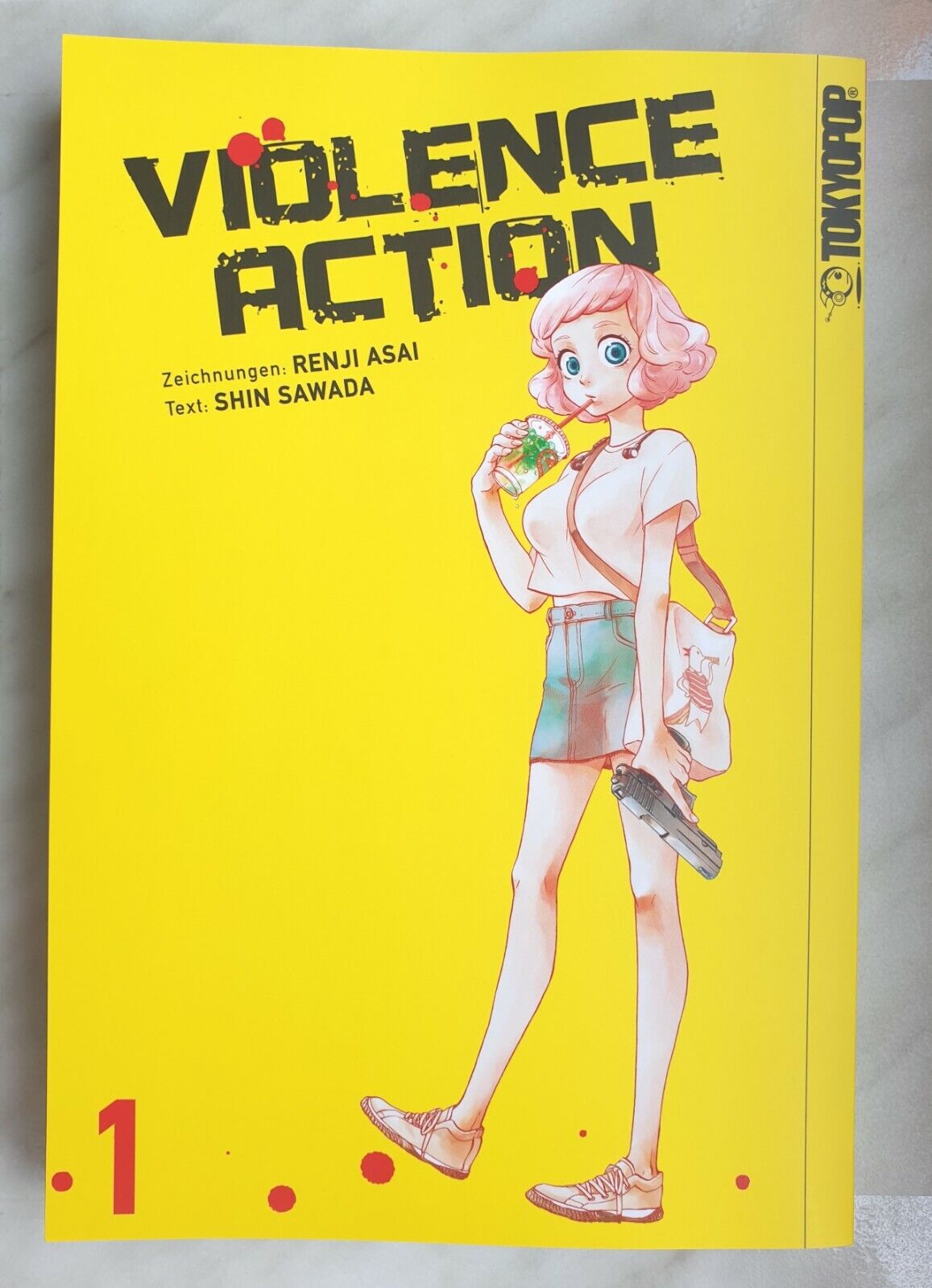 Tokyopop Manga Violence Action 01 von Shin Sawada & Renji Asai (1. Auflage 2019) - Shin Sawada