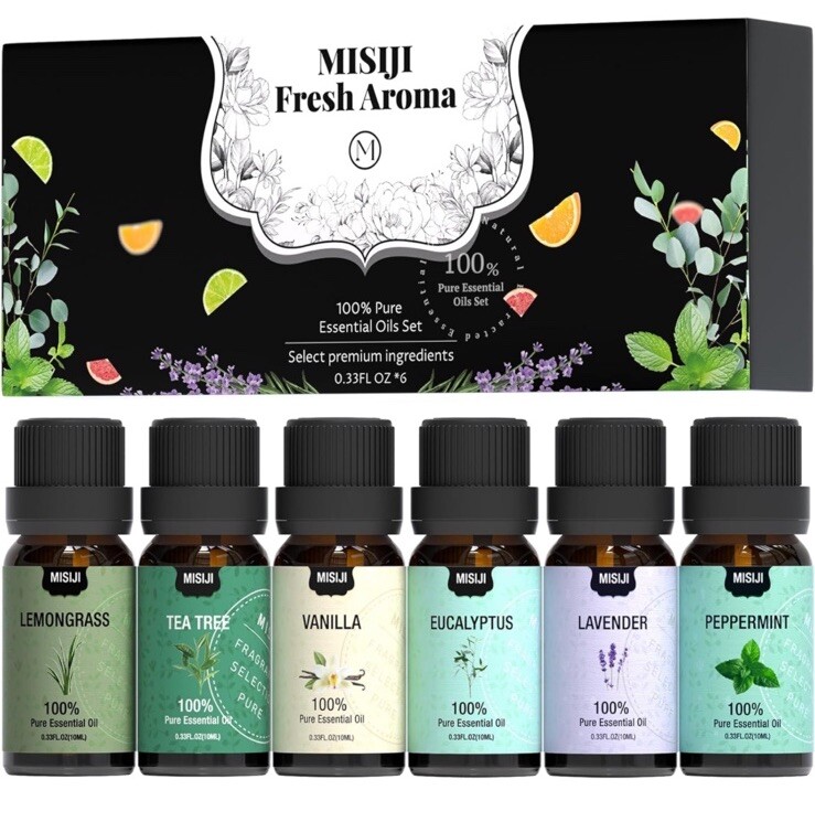 Essential Oils Set Top 6 Aromatherapy For Diffuser-image