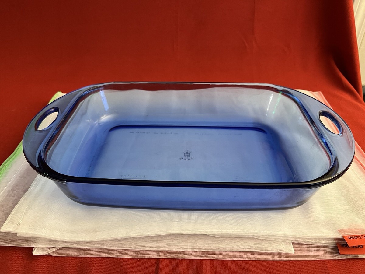 Loaf Pan Anchor Hocking Cobalt Blue Casserole Dish ANCHOR HOCKING