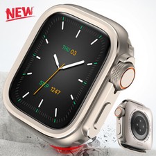PC Metal Case for Apple Watch 11 10 9 8 7 6 5 Ultra 49mm Bumper Protective Cover