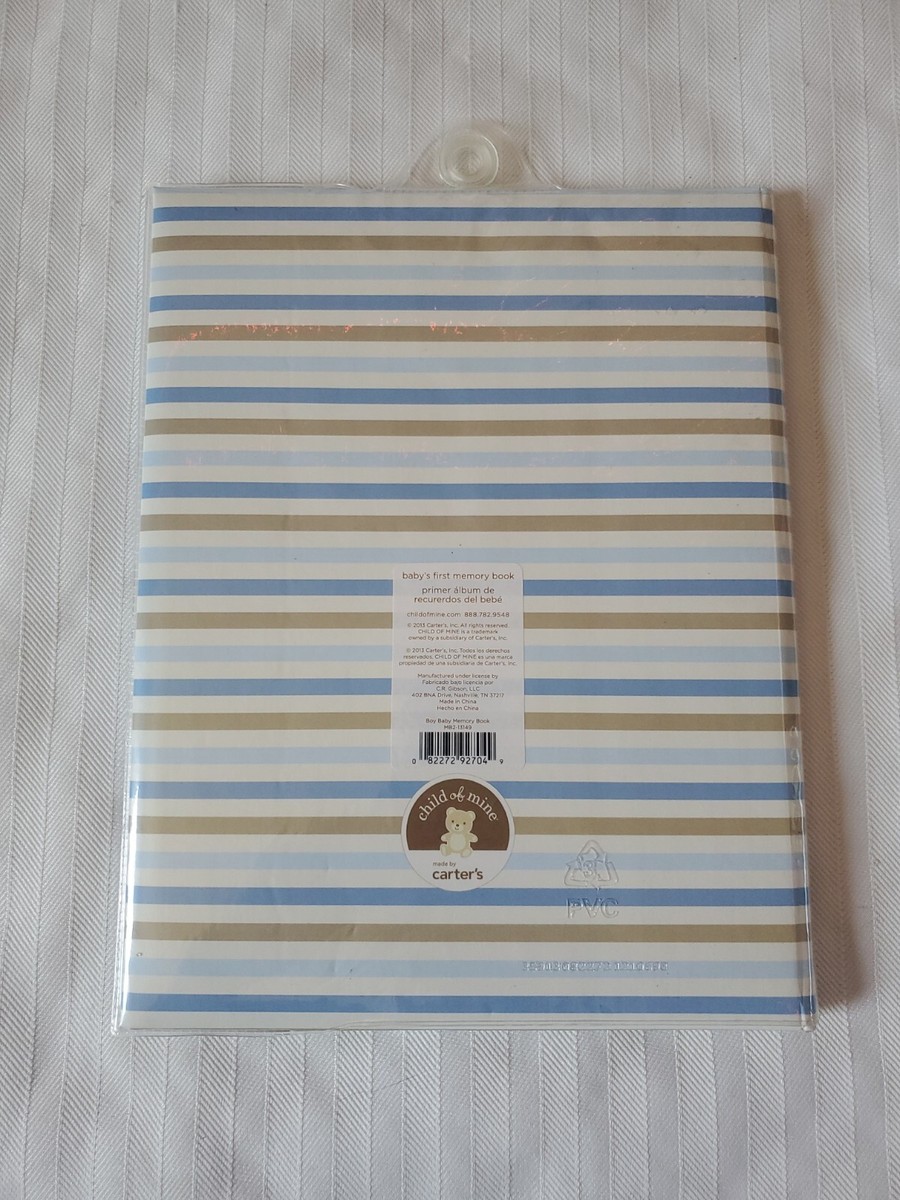 Baby s First Memory Book Child Of Mine Carters New Blue UK
