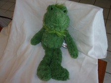 Aurora Baby FROG 16" Plush Green Ultra Soft fluffy collar long limb Stuffed Toy